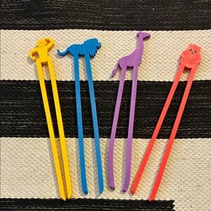 Hog Wild and Zoo Sticks Set - Yellow, Blue, Purple, Coral